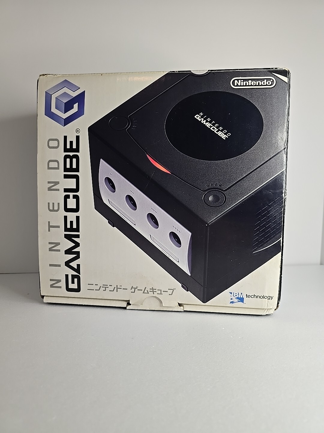 GameCube Black Console Complete in Box DOL-001 Authentic from Japan Tested