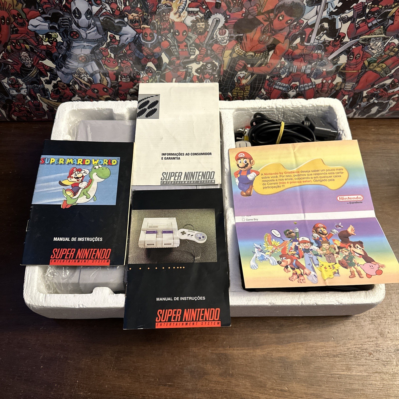 Playtronic Super Nintendo SNES Console Super Set Brazil – Complete W Super Mario