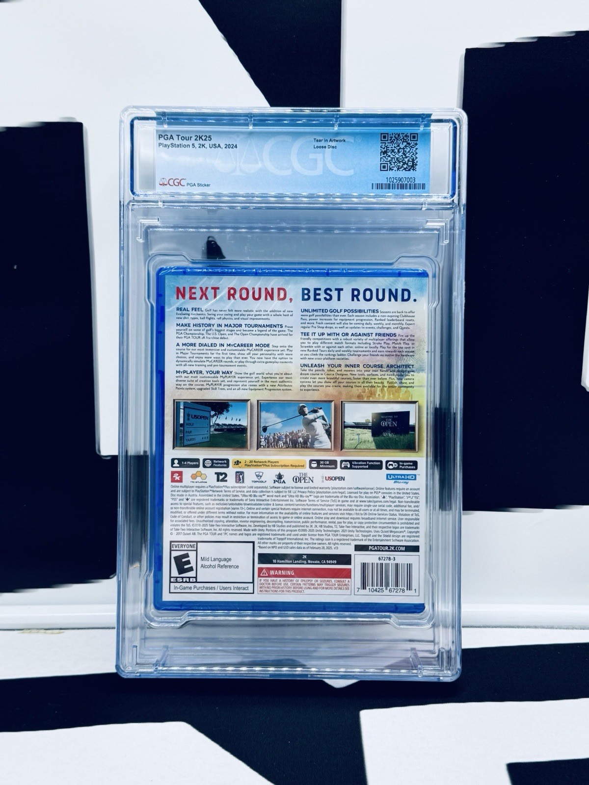 PGA Tour 2K25 PS5 2K Sports Sealed Seal A+ CGC 8.5