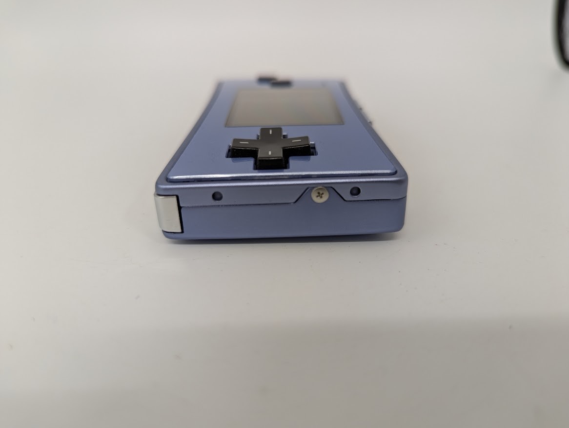 B26 Nintendo Gameboy micro console Blue Japan w/box manual pouch fx