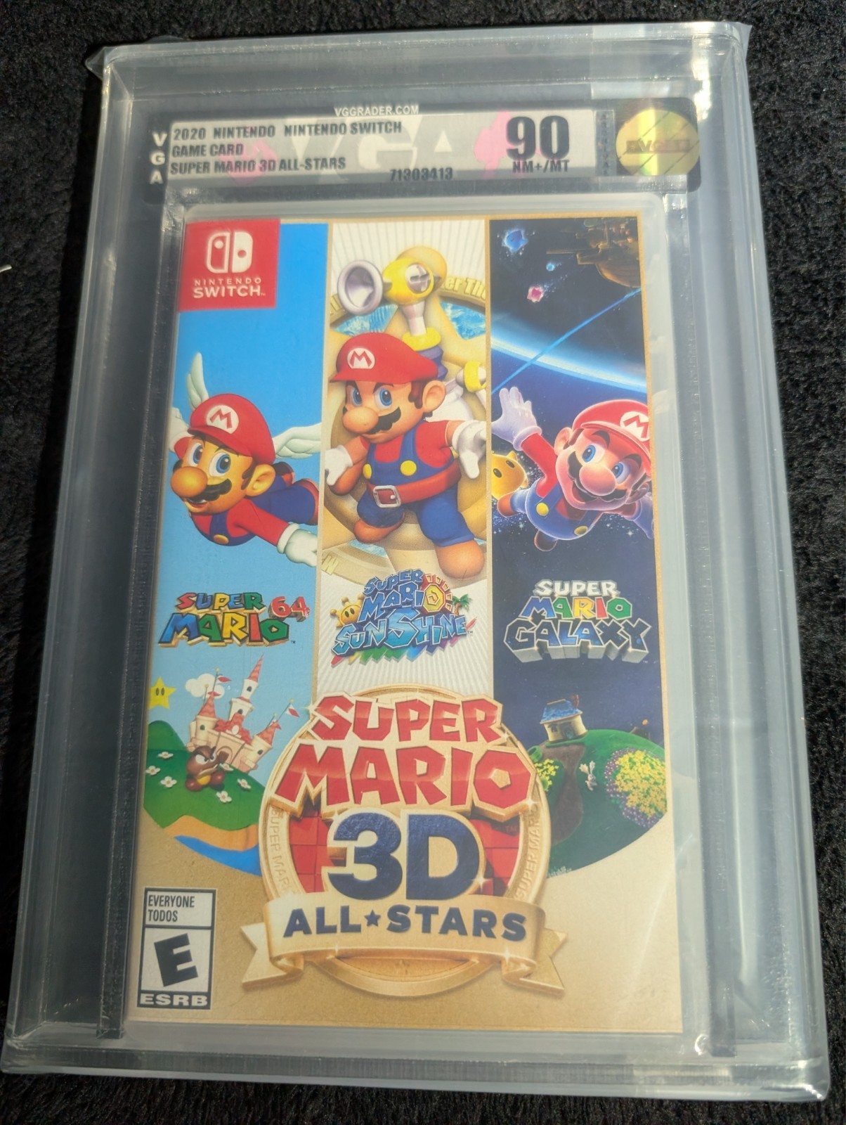 Super Mario 3D All-Stars Nintendo Switch Graded NM+ / Mint First Print (4 Games)