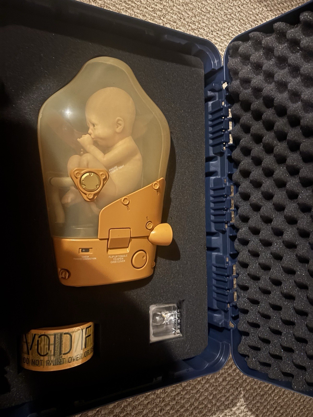Death Stranding Collector’s Edition Baby BB Pod Replica Figure Tape Case Set