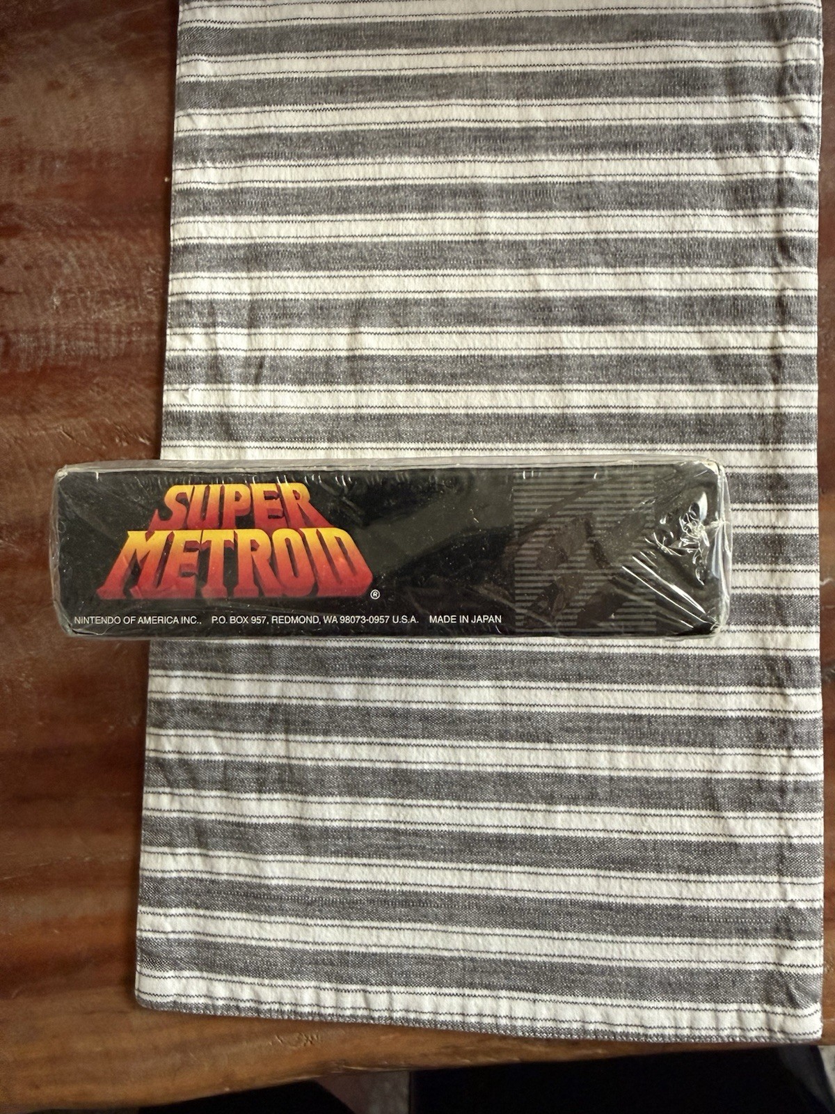 Super Metroid SNES Super Nintendo 100% Complete In Box 1st Print Manual Inserts