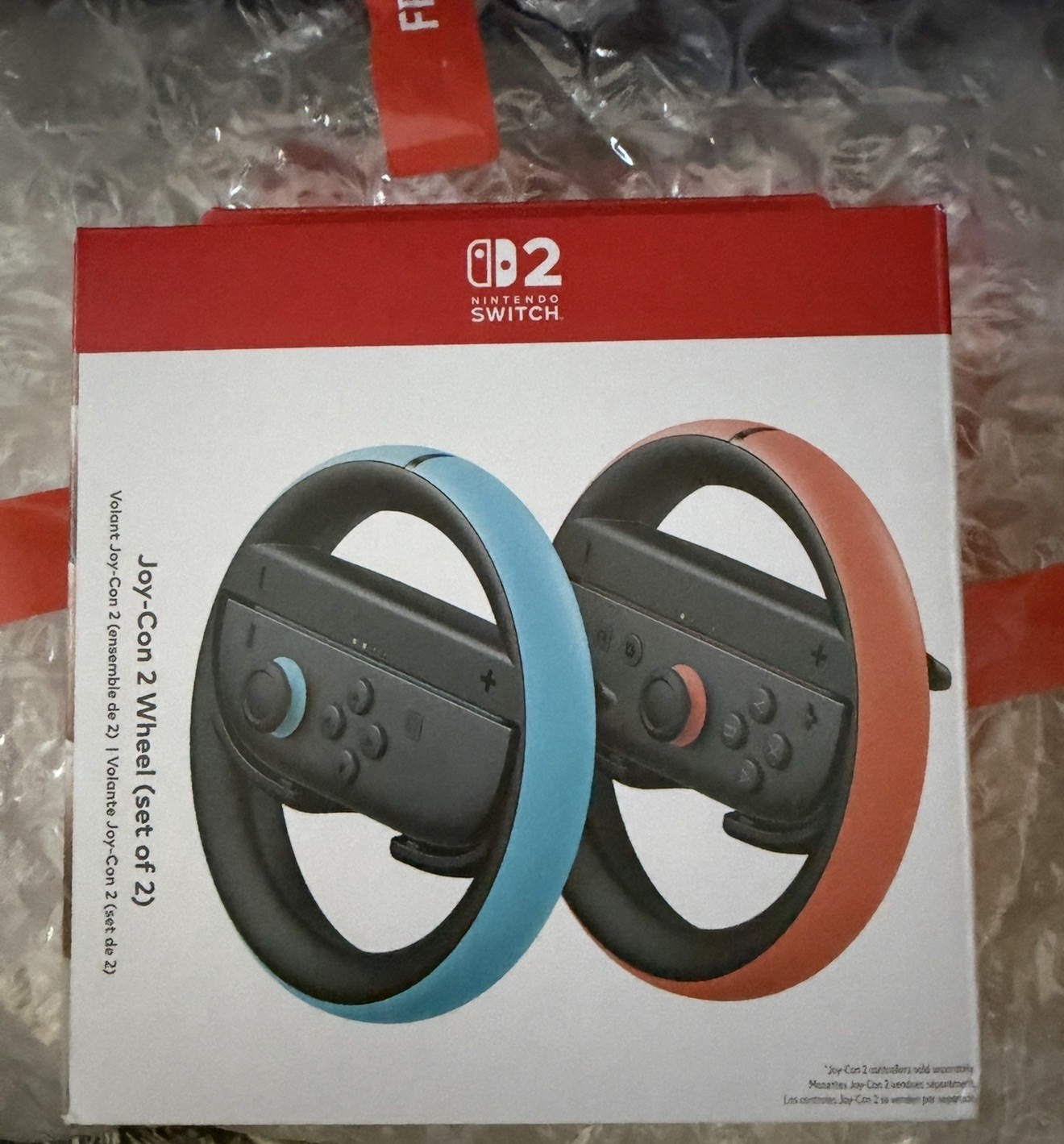 BRAND NEW Nintendo Switch 2 Mario Kart World Bundle + Wheel Set (Read Des)