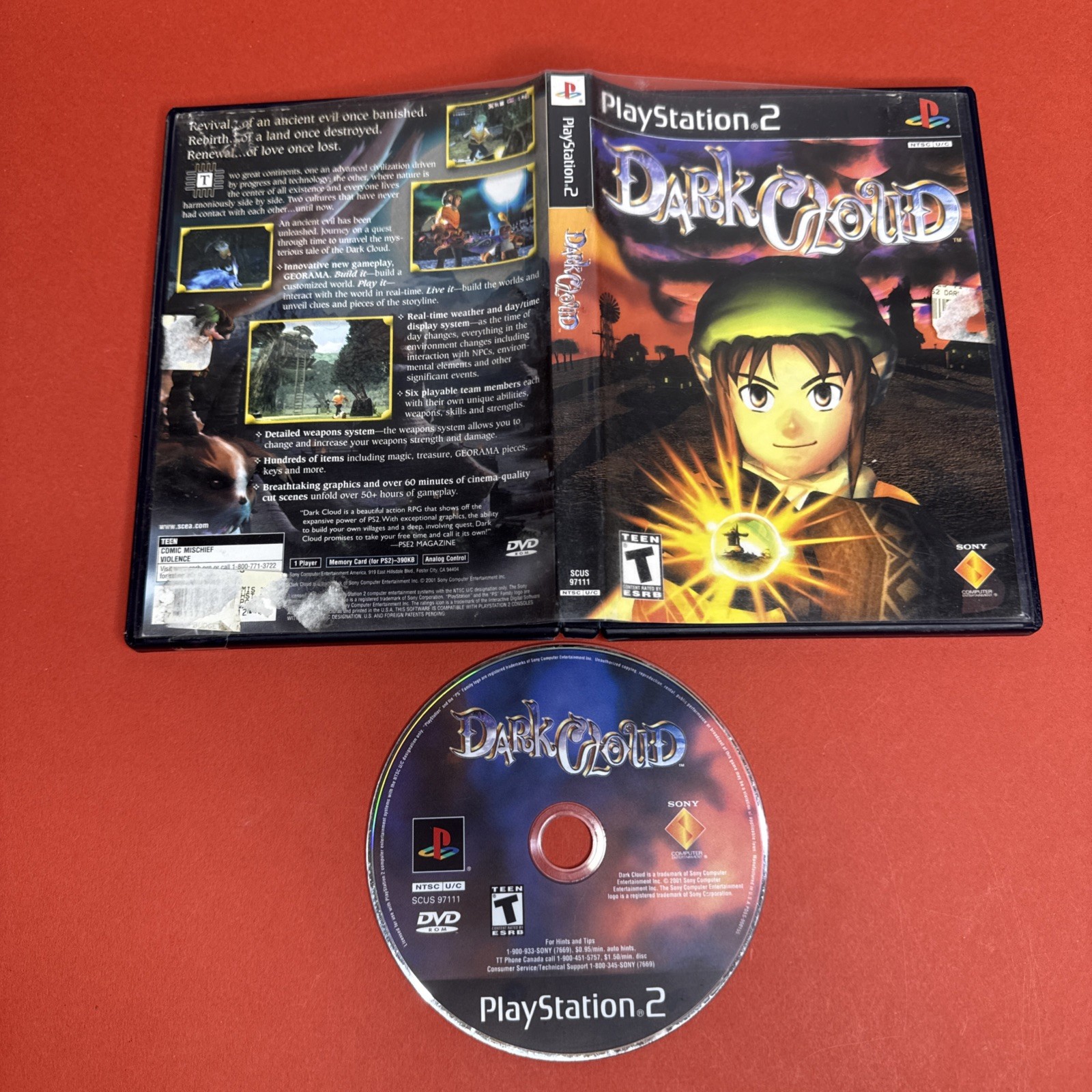 Dark Cloud PS2 – Sony PlayStation 2 No Manual |Tested