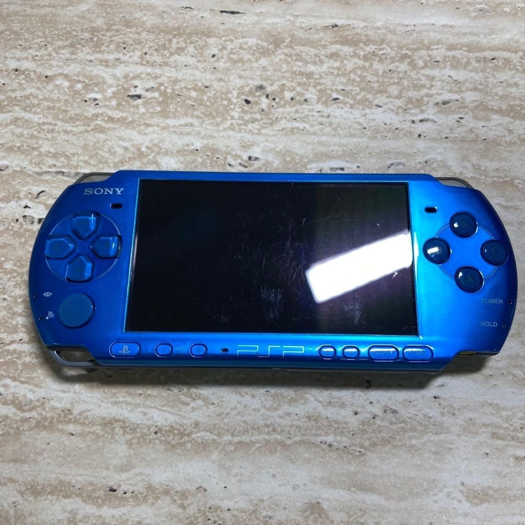 Sony PSP 3000 Vibrant Blue Complete in Box Very Good Condition 7084