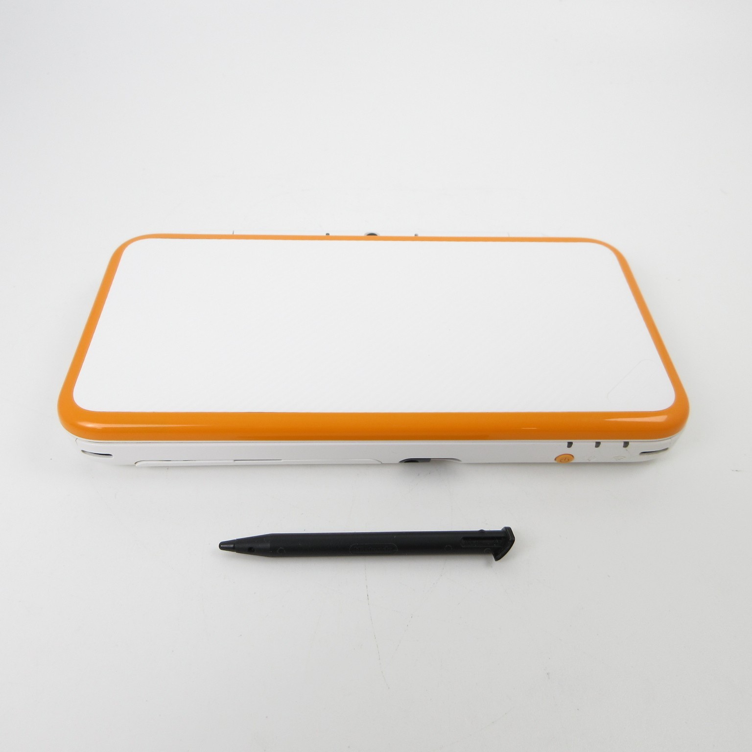 【Excellent】Nintendo New 2DS LL XL White x Orange Console ONLY Japan Ver. #NET052