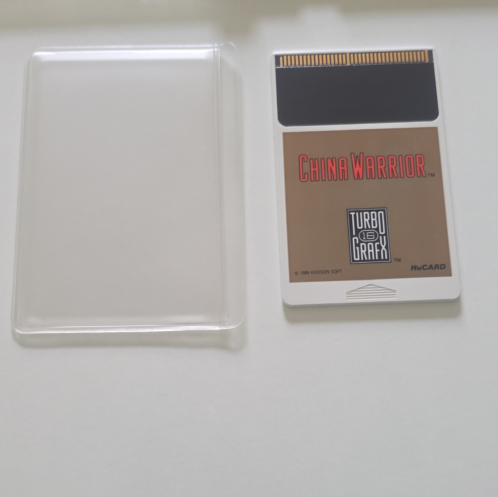 NEC China Warrior TurboGrafx-16 HuCARD 1989 Action NTSC-U/C w/ Case