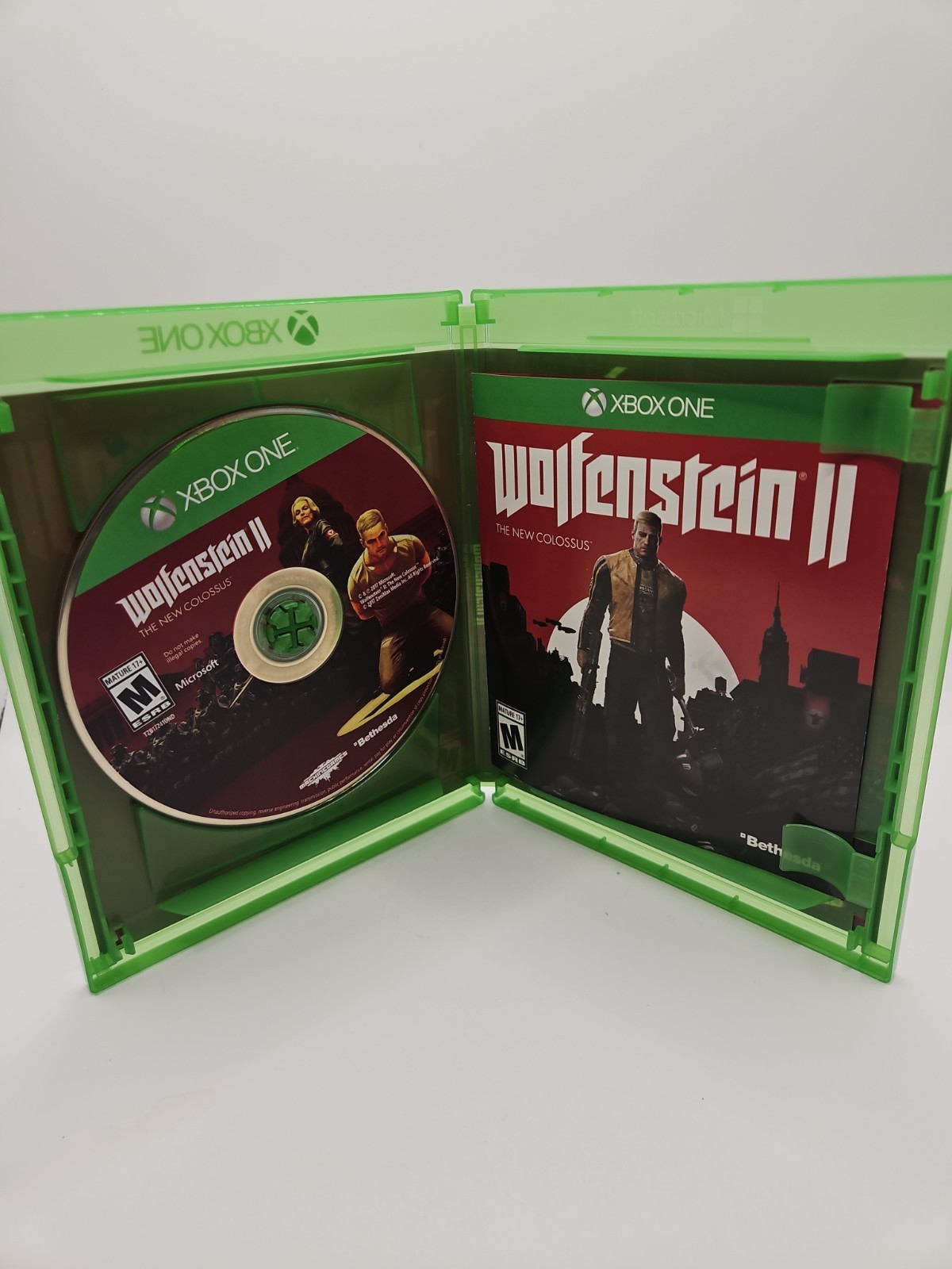 Wolfenstein 2 II: The New Colossus (Microsoft Xbox One, 2017) FREE SHIPPING