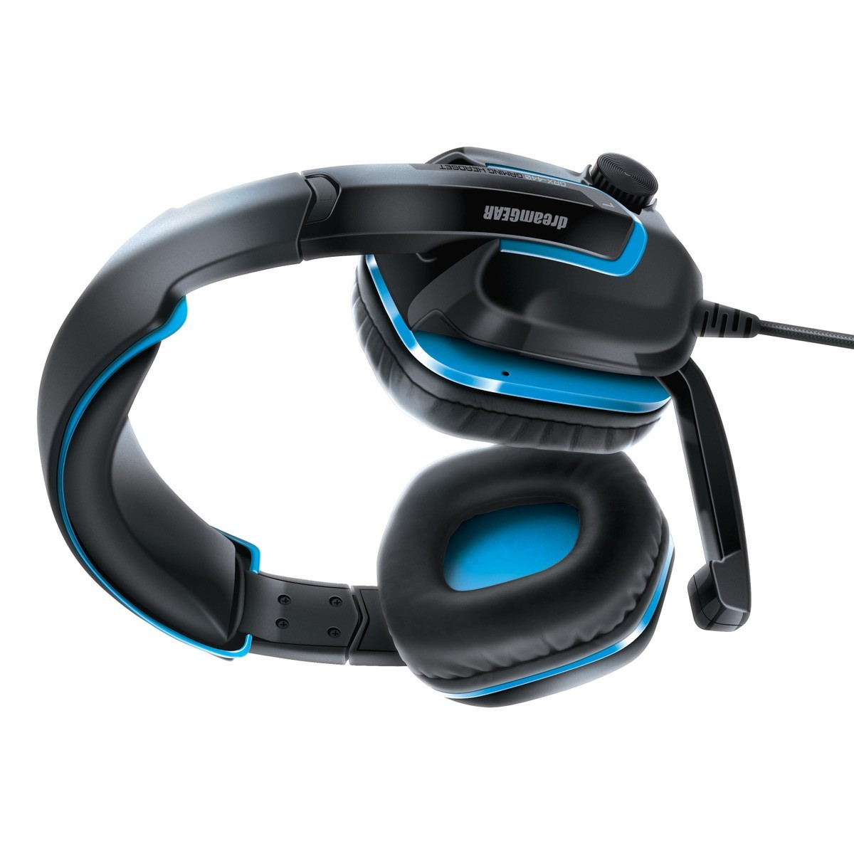 dreamGEAR GRX-440 Gaming Headphones Blue Black with Mic Wired