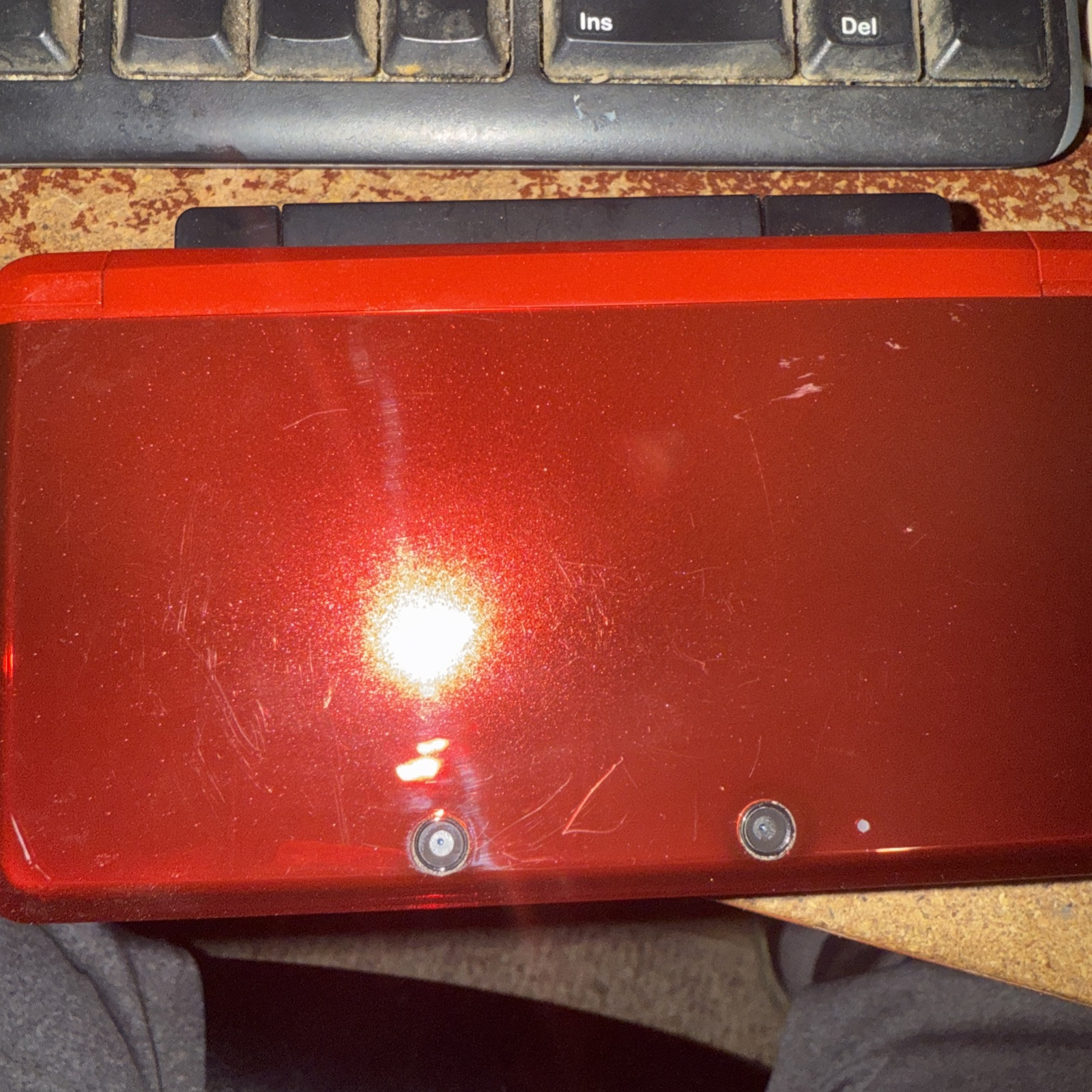 Nintendo 3DS – Flame Red Tested Works Great