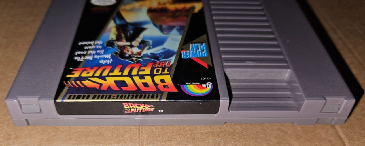 NES Back To The Future CIB Complete In Box Nintendo Entertainment System LJN