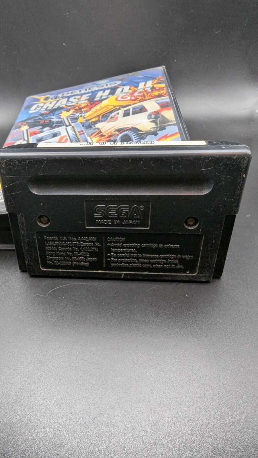 Chase H.Q. II (Chase HQ 2) (Sega Genesis, 1993) Authentic Game Cartridge + Case