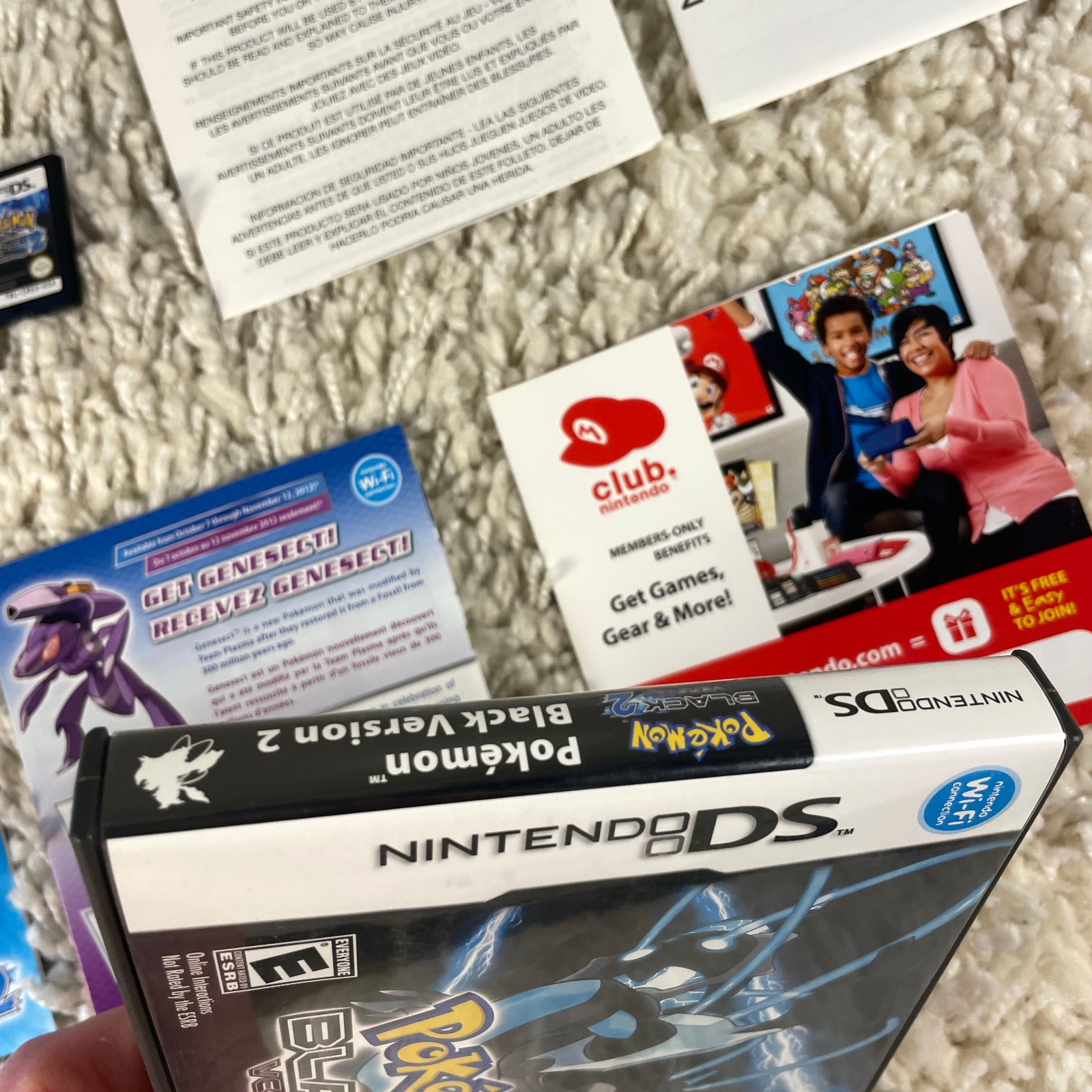 Pokémon Black Version 2 (Nintendo DS, 2012) Authentic Complete in Box CIB Tested