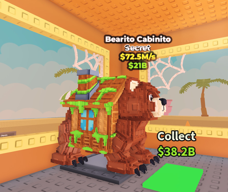 Bearito Cabinito 72.5 M/s – Steal A Brainrot –