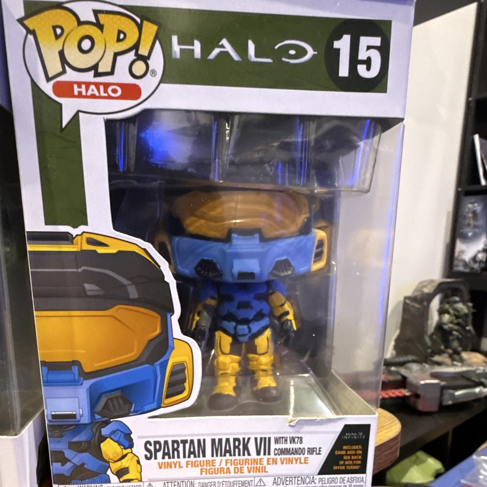 Funko Pop! Halo Vinyl Figure Lot Glows in Dark Master Chief Buck Weapon Escharum