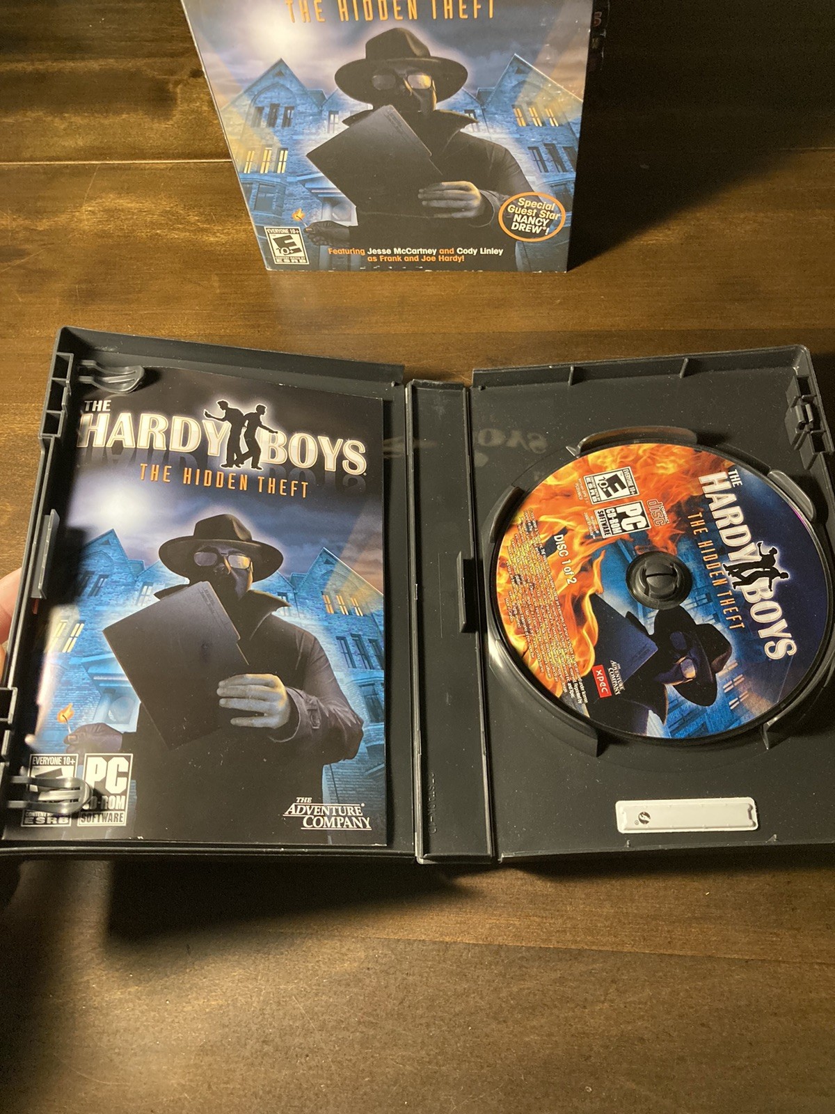 The Hardy Boys: Hidden Theft (PC), w/Slipcover & Manual Disc Tested VTG 2008 CIB