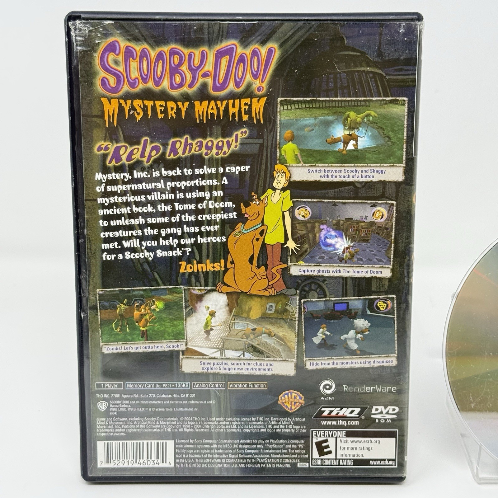 Scooby Doo Mystery Mayhem Sony PlayStation 2 PS2 Complete CIB Tested