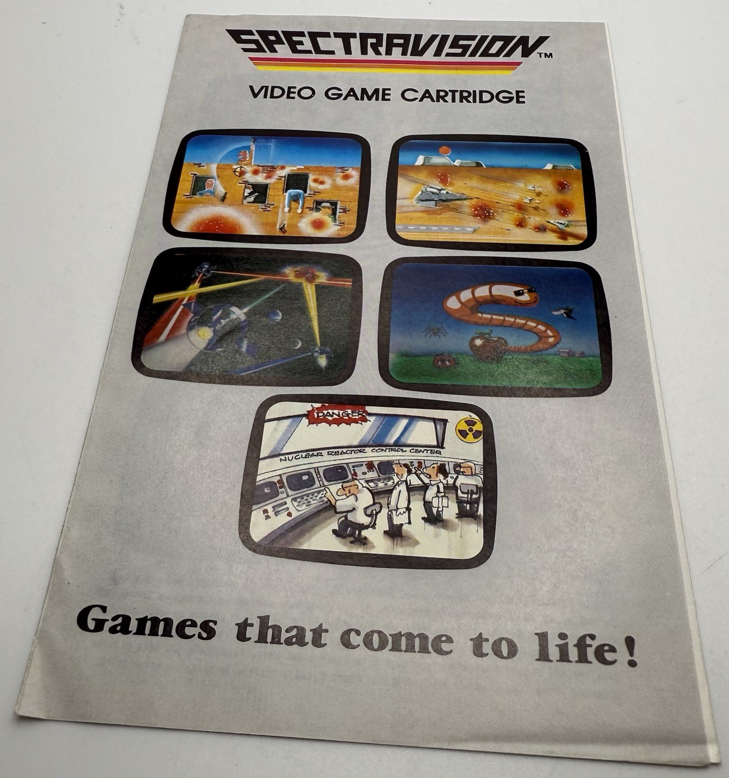 Spectravision Catalog Insert Atari 2600 “Games That Come To Life” Vintage