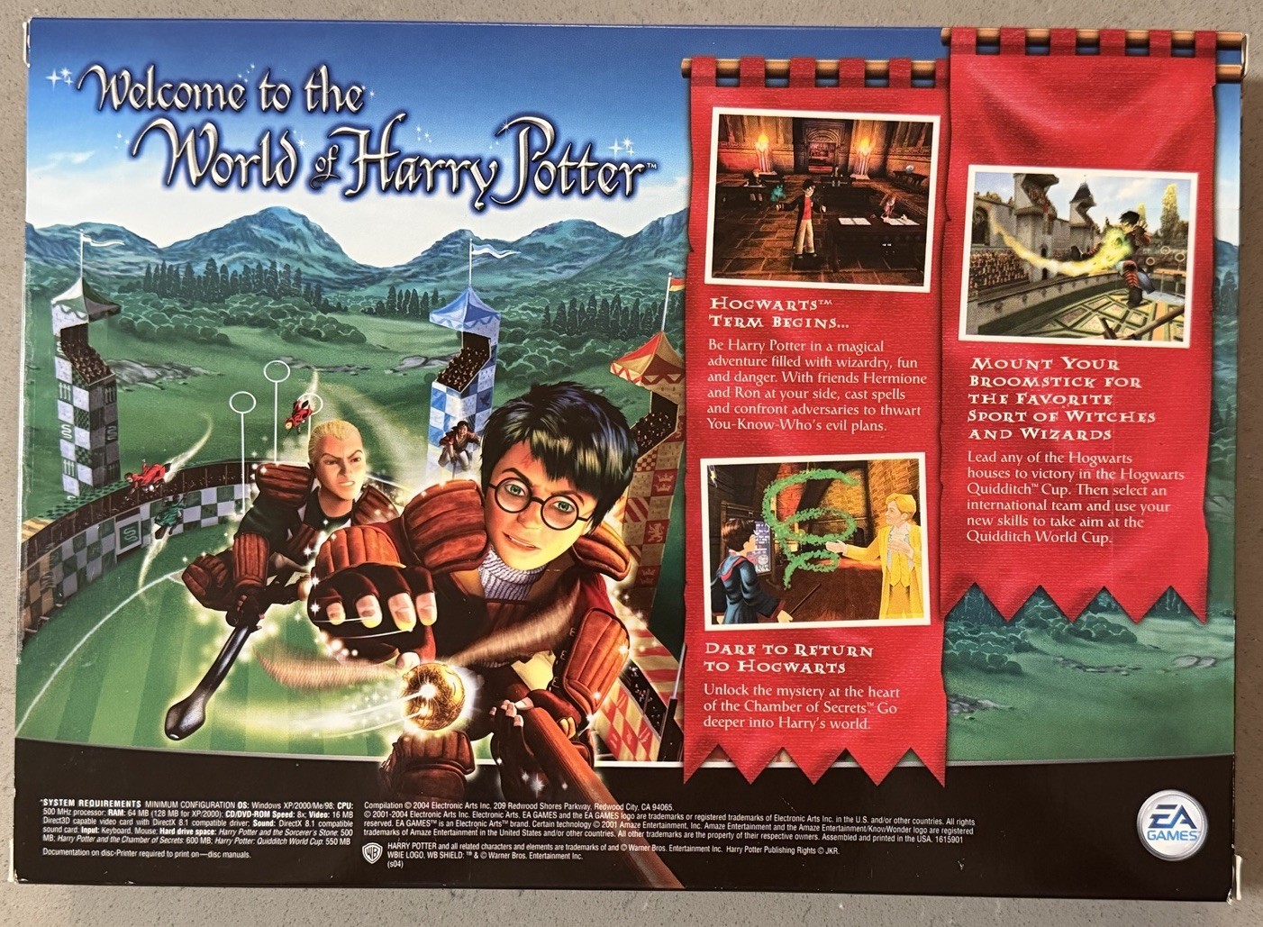 Harry Potter Collection – PC CD-Rom – EA Games Warner Bros – New & Sealed