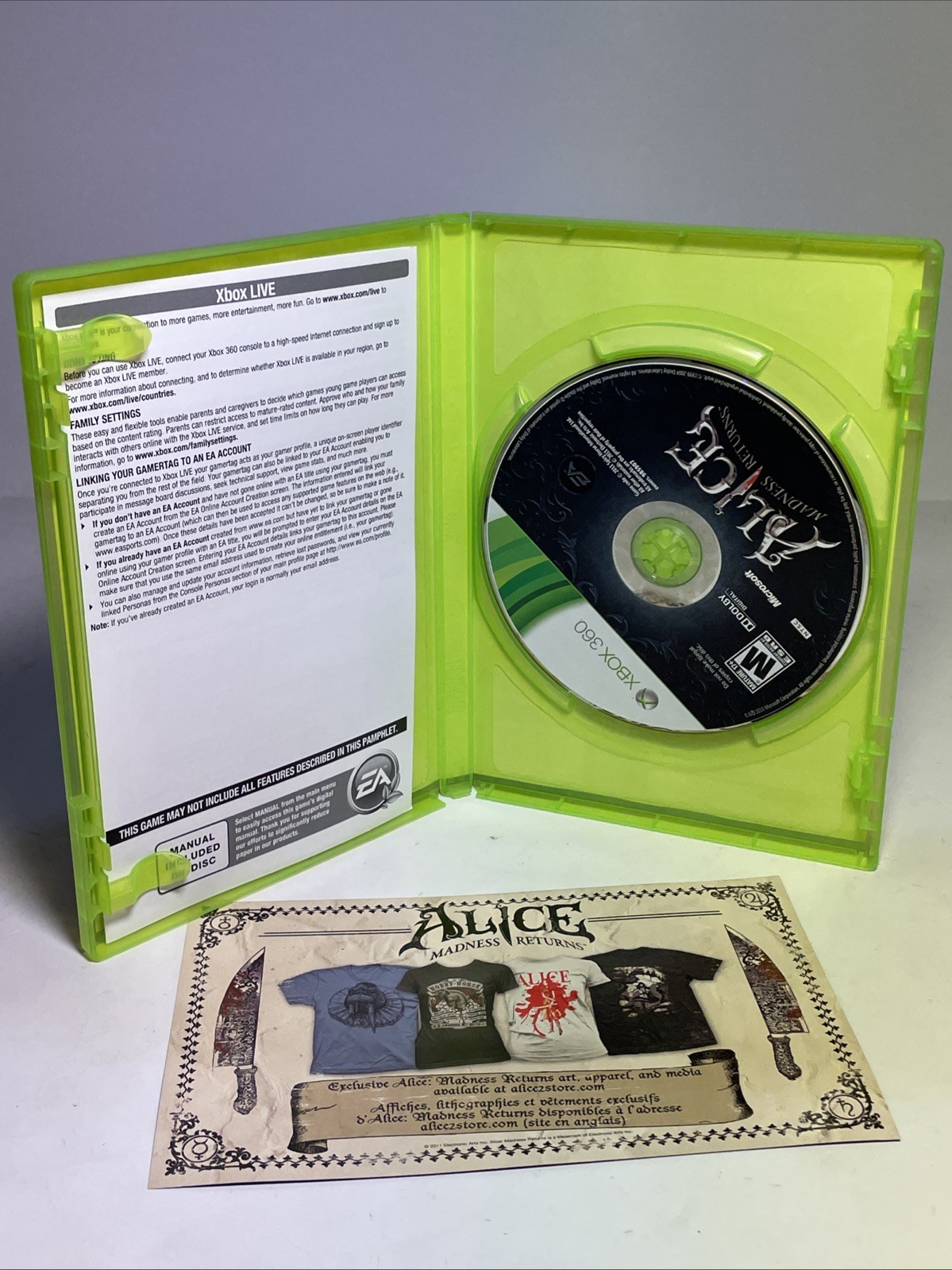 Alice: Madness Returns (Microsoft Xbox 360, 2011)