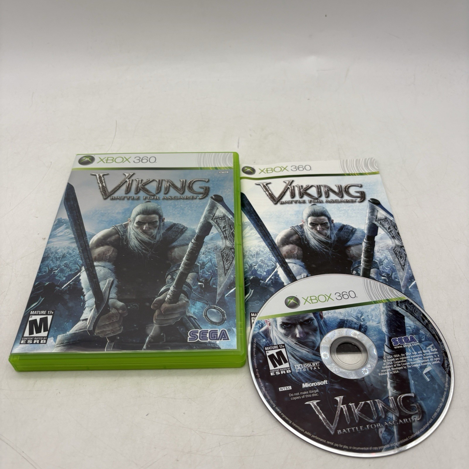 Viking Battle for Asgard Xbox 360 Complete w/ Manual CIB Tested