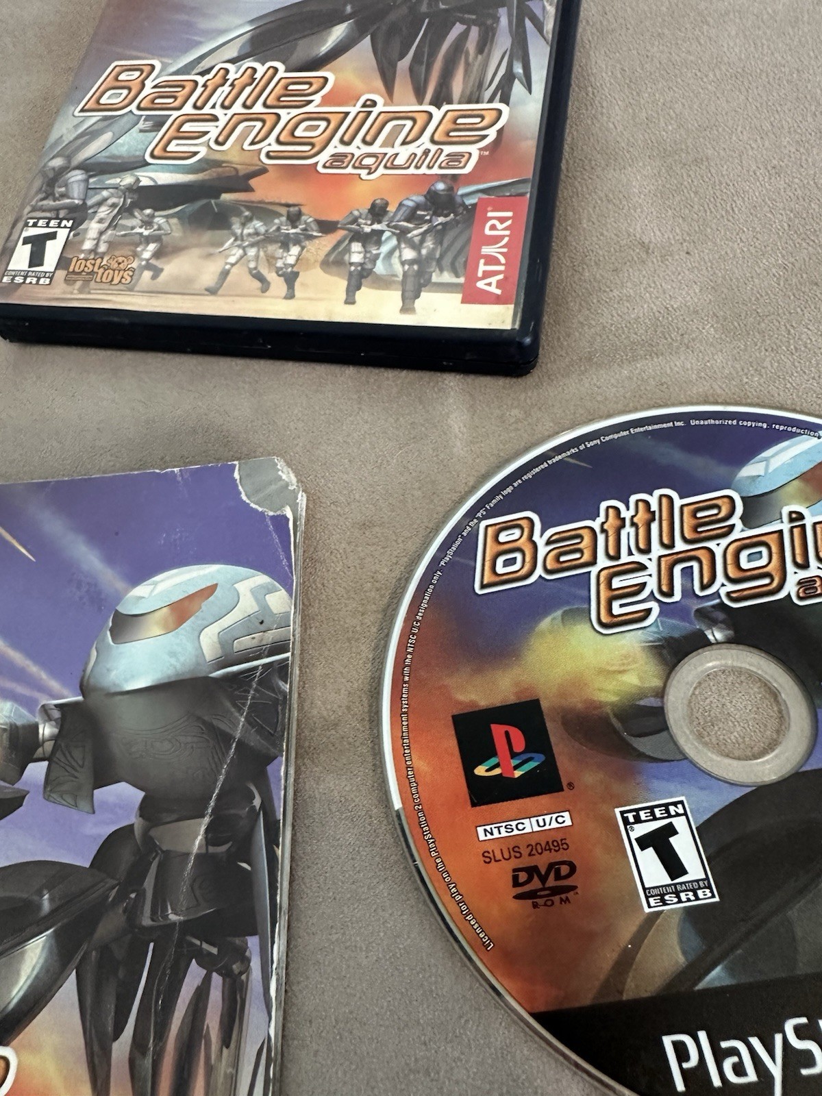 Battle Engine Aquila: Sony PlayStation 2 (PS2) In Box With Manual Tested