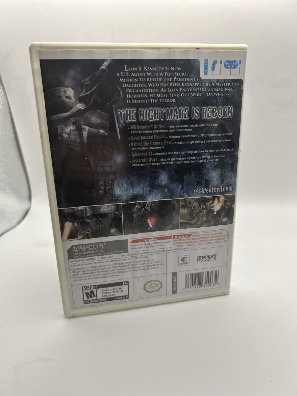 Resident Evil 4 Wii Edition (Nintendo Wii, 2007) Complete CIB w/ Manual