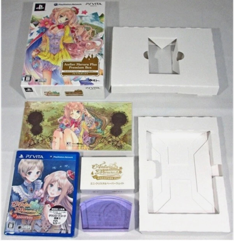 Atelier Shin Rorona Totori Meruru Premium Box 3Games Set PS VITA Japane