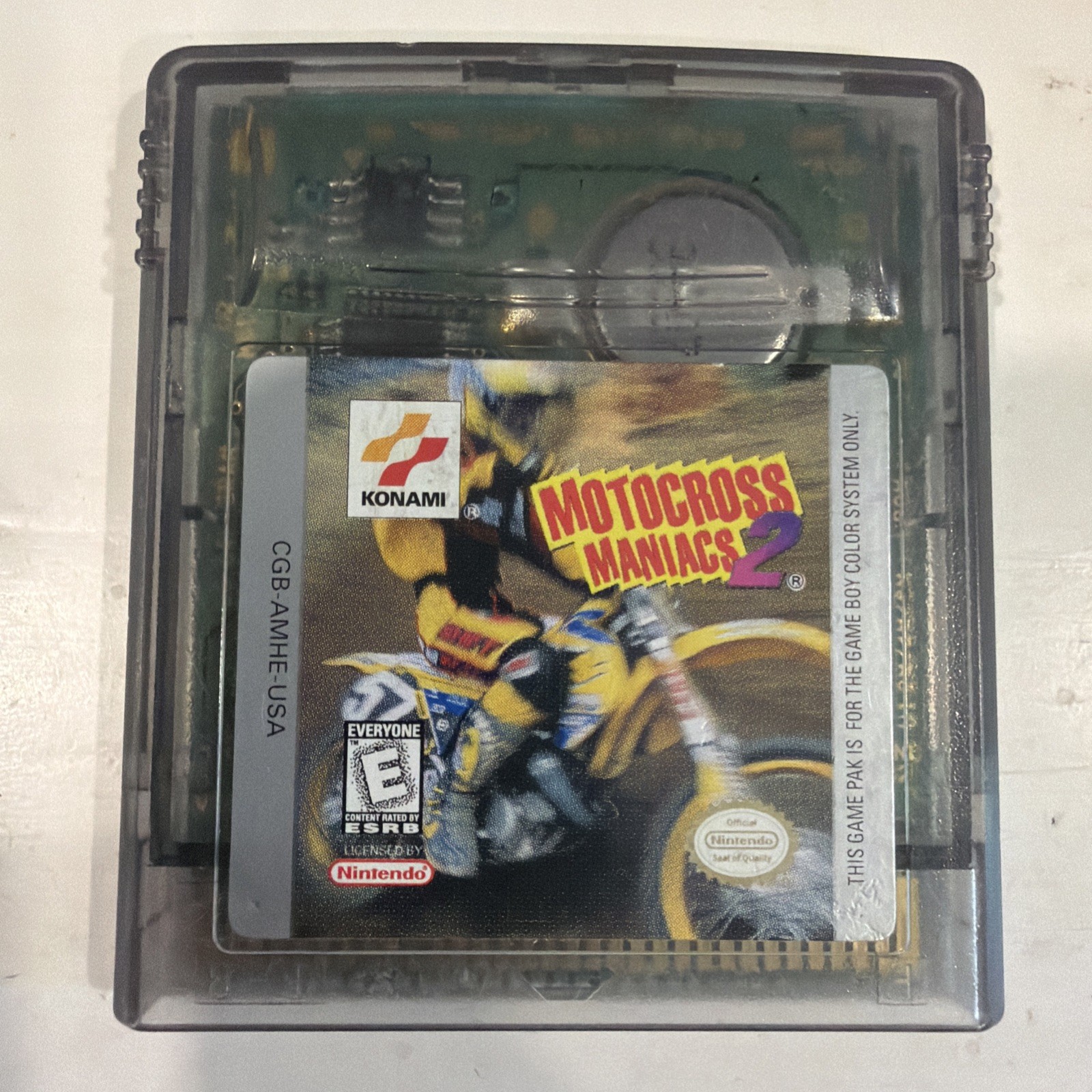 Motocross Maniacs 2 – Game Boy Color Cartridge – CART ONLY VERIFIED WORKING