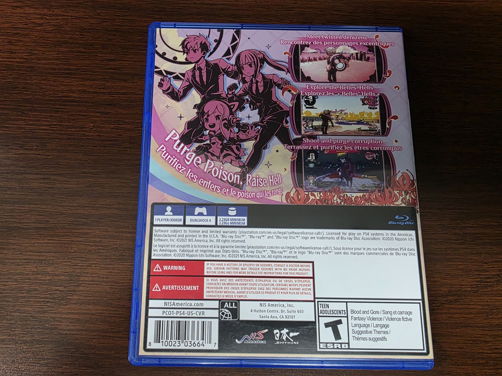 Poison Control – Sony PlayStation 4 PS4 NIS RPG