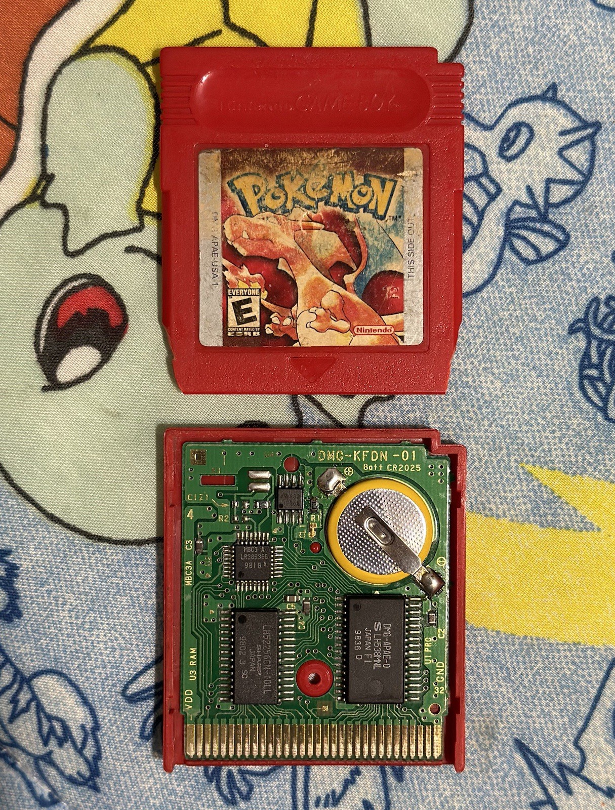 Pokemon Red w All 151 Complete Pokedex Nintendo Authentic Saves Max Items Money