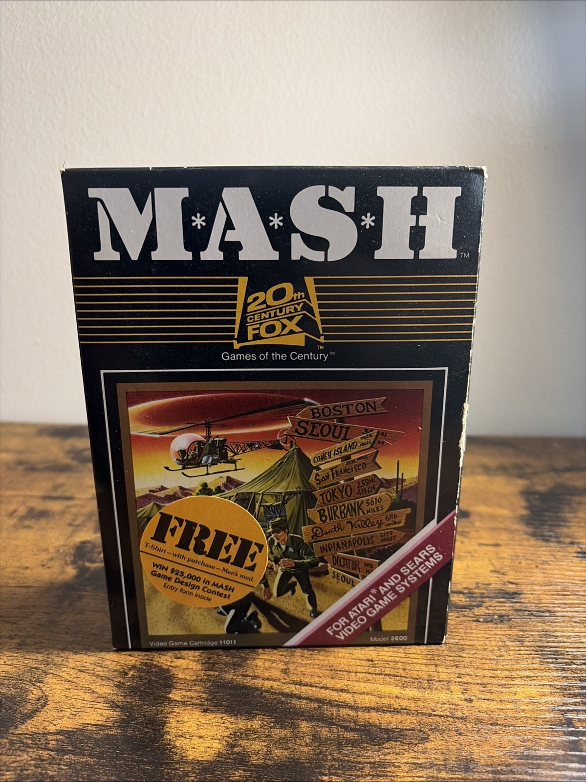 MASH 20th Century Fox (Atari 2600, 1983) Complete In Box CIB.