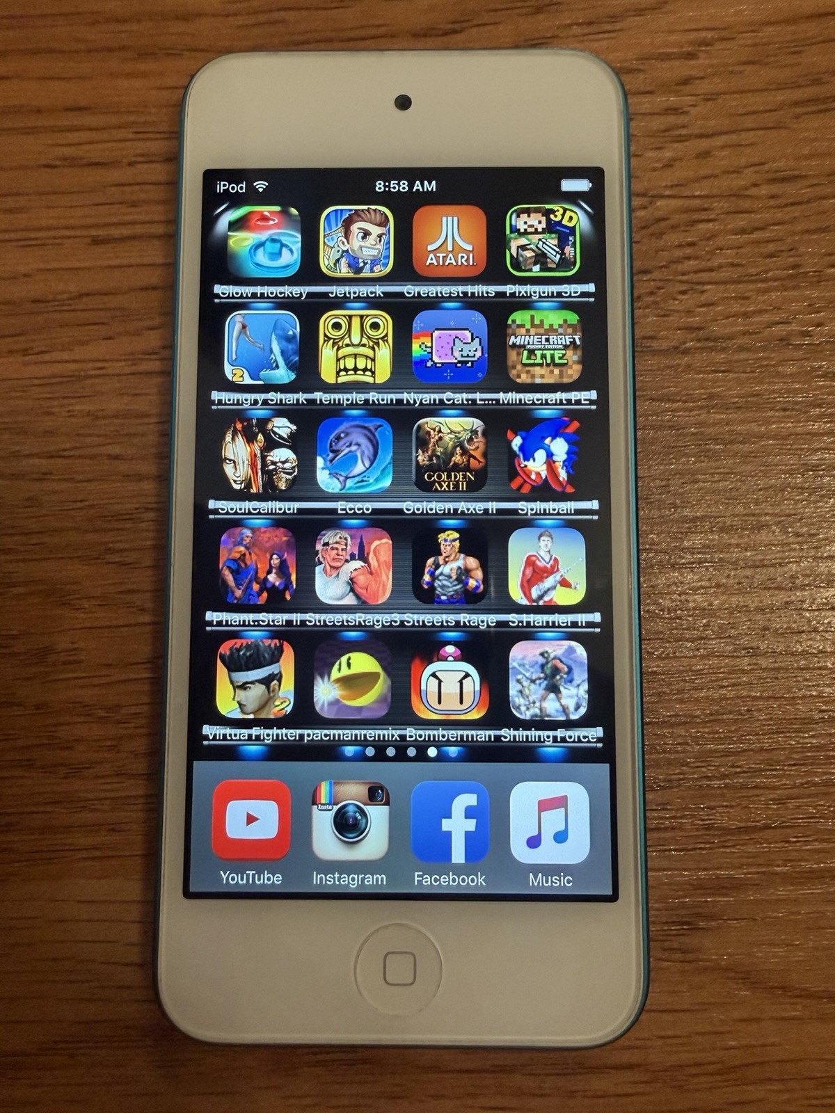 100 Old Rare Ios Games Ipod Touch 5th Gen 16GB Lego Contra Power Rangers Pokemon