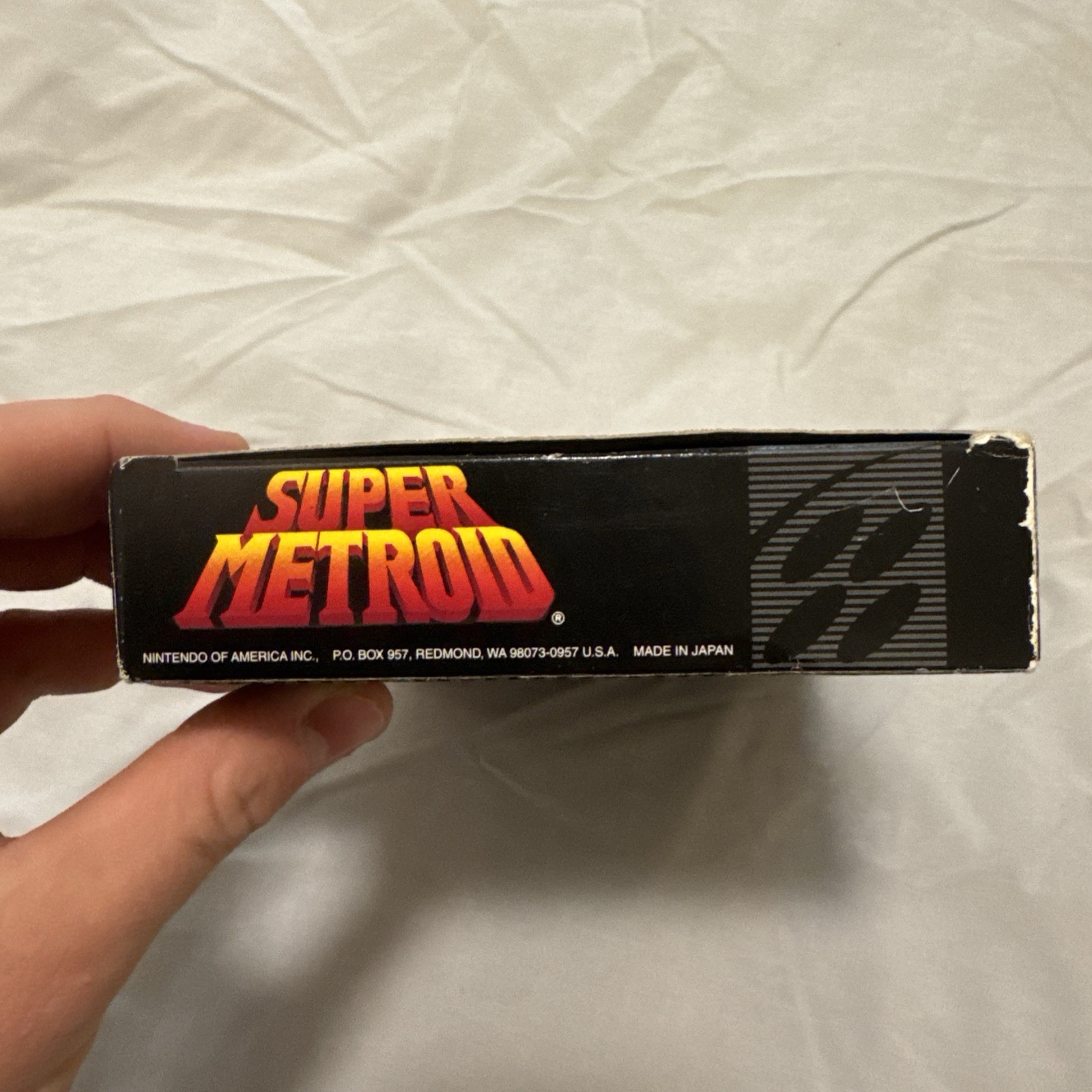 Super Metroid SNES – ORIGINAL BOX, Manual, & Inserts ONLY – NO GAME – Authentic