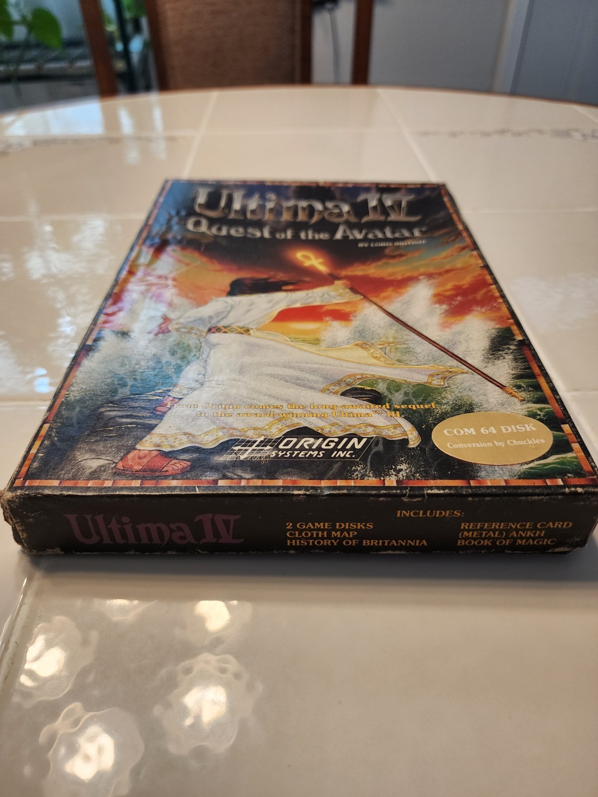 Ultima IV Quest Of The Avatar Commodore 64 CIB Origin Systems Inc 1985