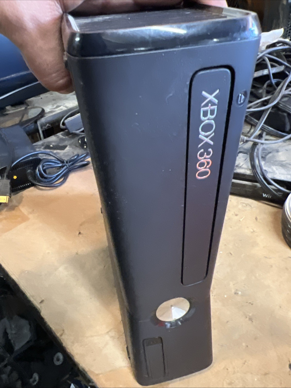 Microsoft Xbox 360 S Console – Black (1439) Working