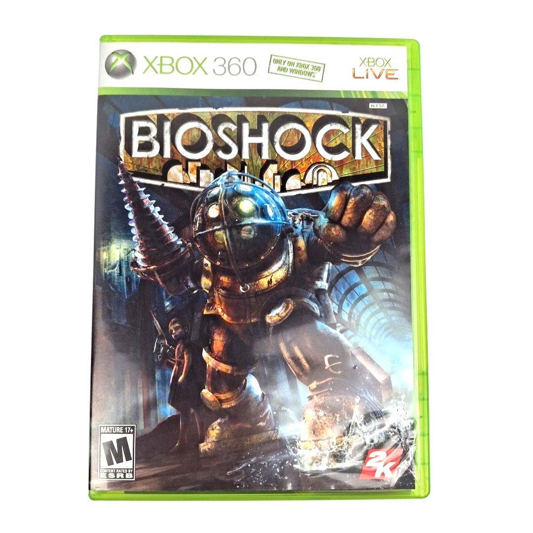 BioShock (Microsoft Xbox 360) Complete w/Manual CIB Tested Works Fast Shipping