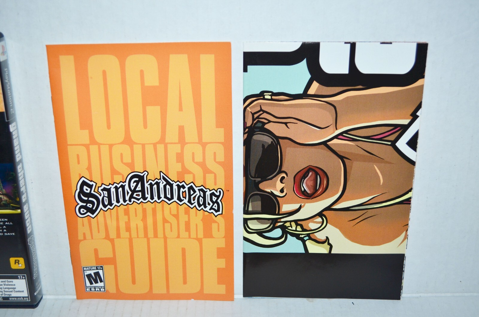 Grand Theft Auto San Andreas (Sony PlayStation 2) GTA PS2 First Print MAP MINT🔥