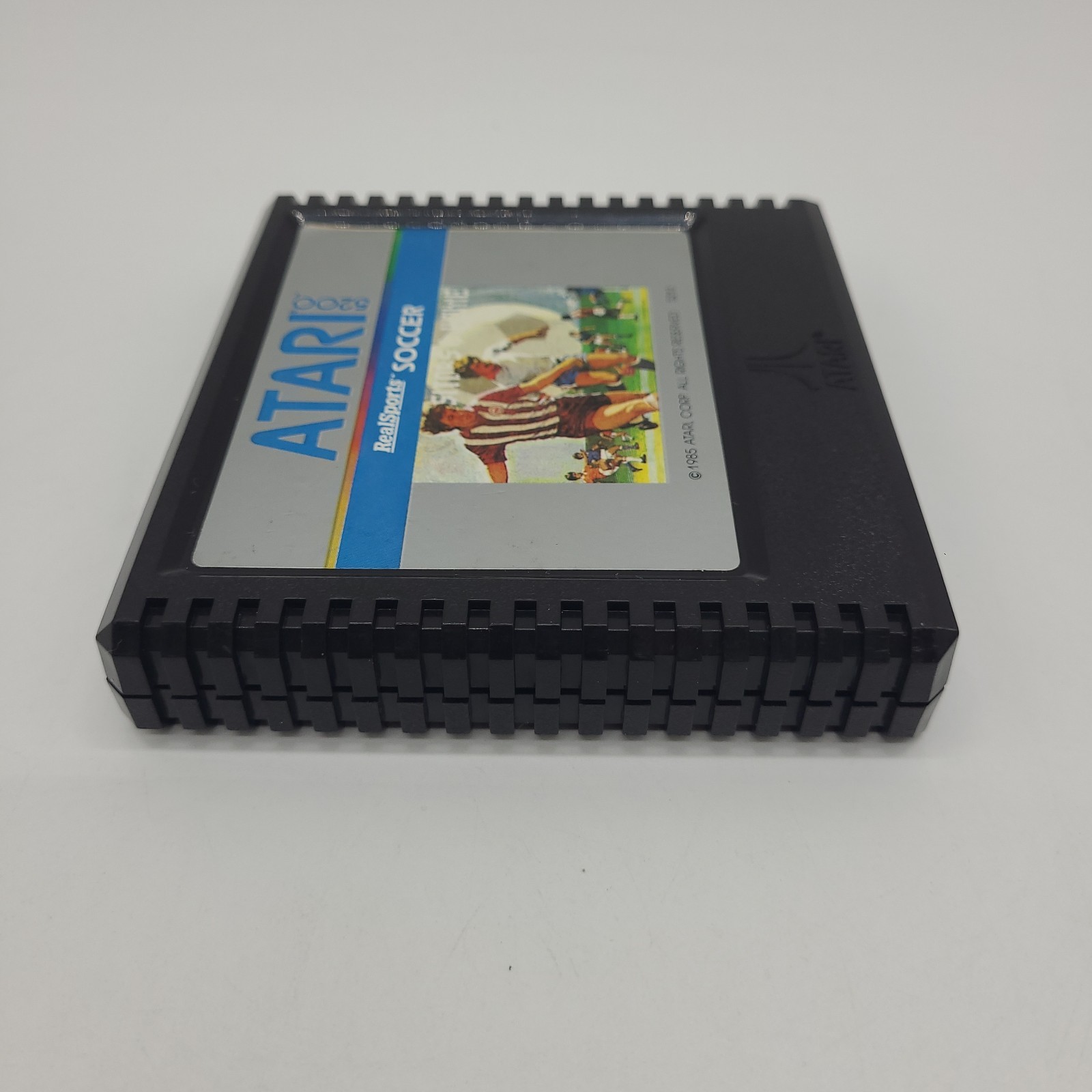 Real Sports Soccer Atari 5200 Cartridge With Manual & Controller Overlays Tested