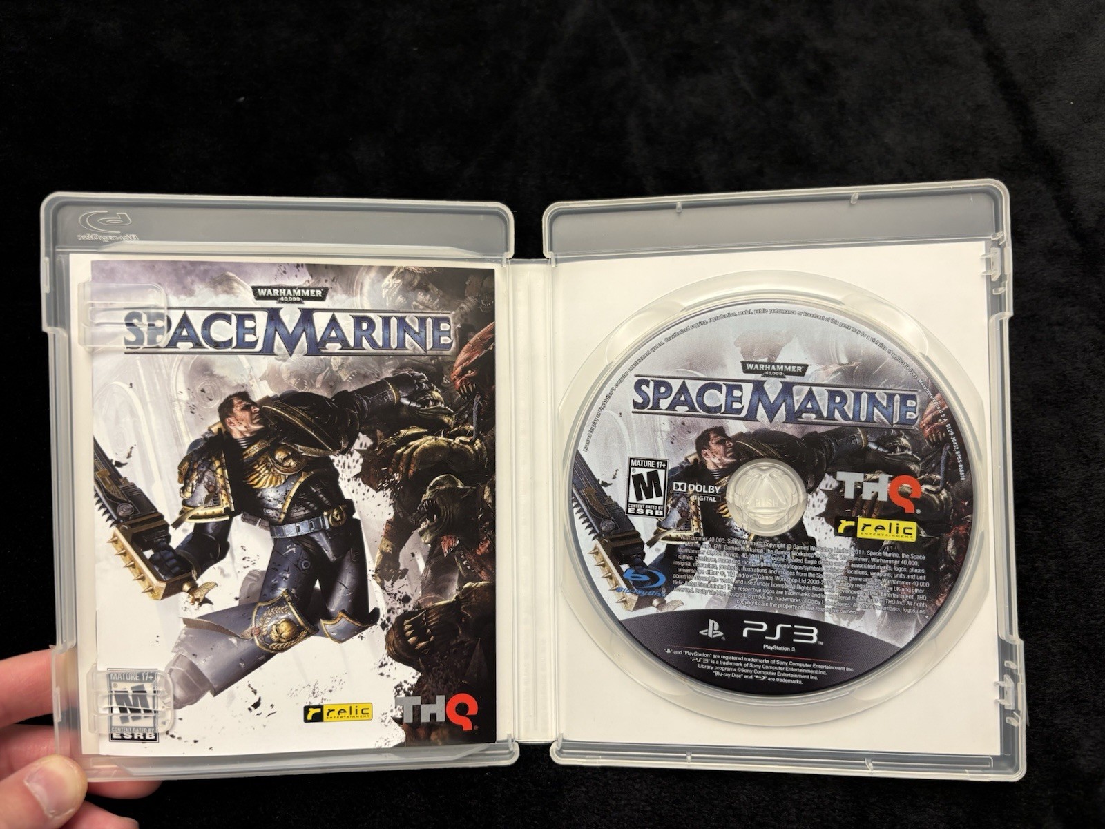 CIB Tested Working Playstation 3 PS3 Video Game Warhammer 40,000 Space Marine