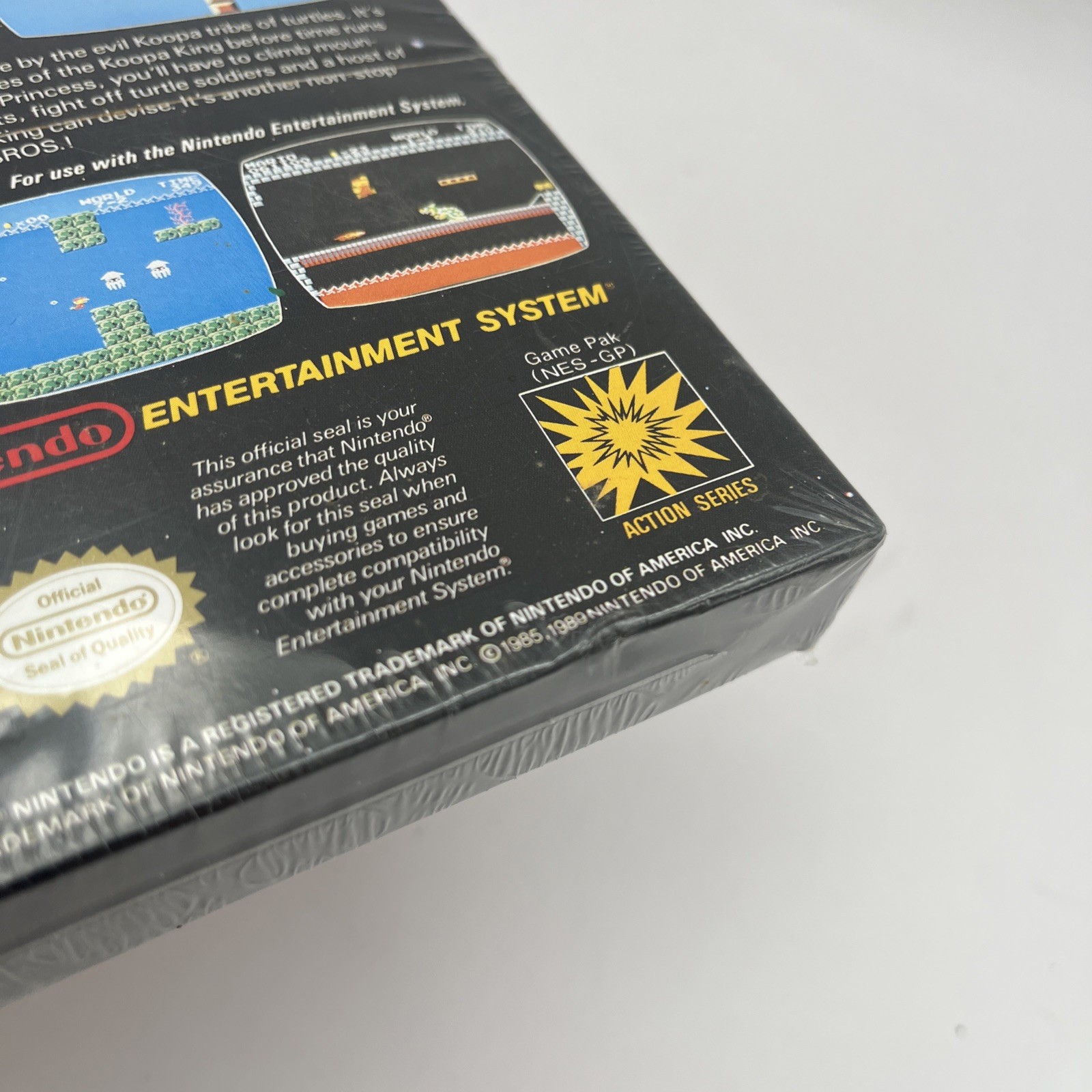 Super Mario Bros Nintendo NES Game H-Seam REV-A Oval Seal SOQ R BRAND NEW SEALED