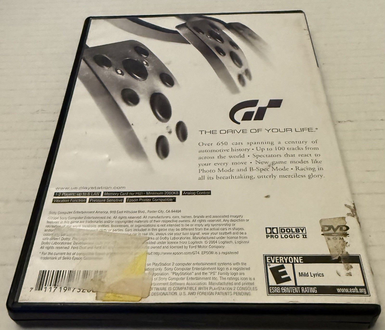 Gran Turismo 4 (Sony PlayStation 2 2005) Complete With Registration Card -Tested