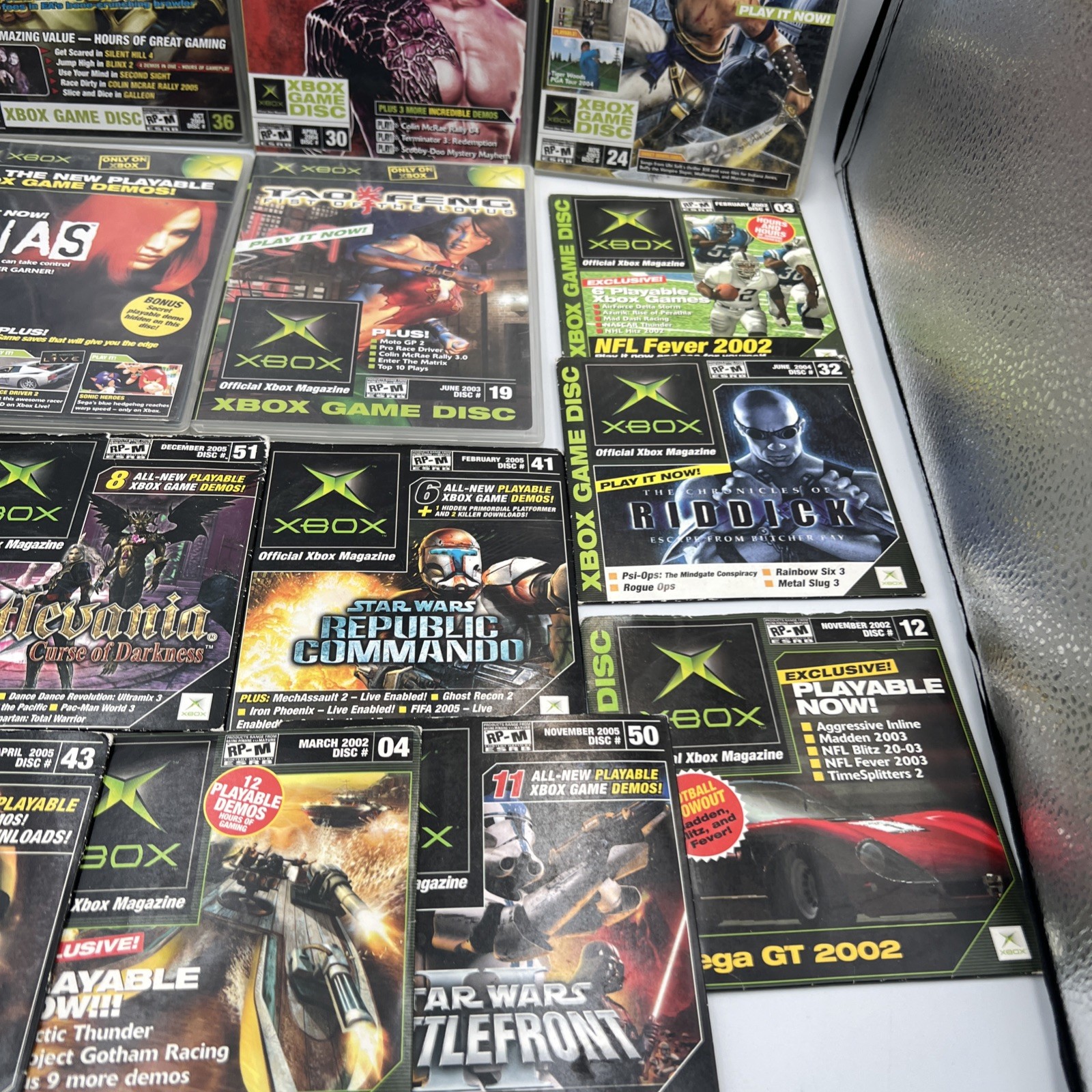 Official Xbox Magazine Demo Disc Lot Of 18 (Original Xbox, Xbox 360)