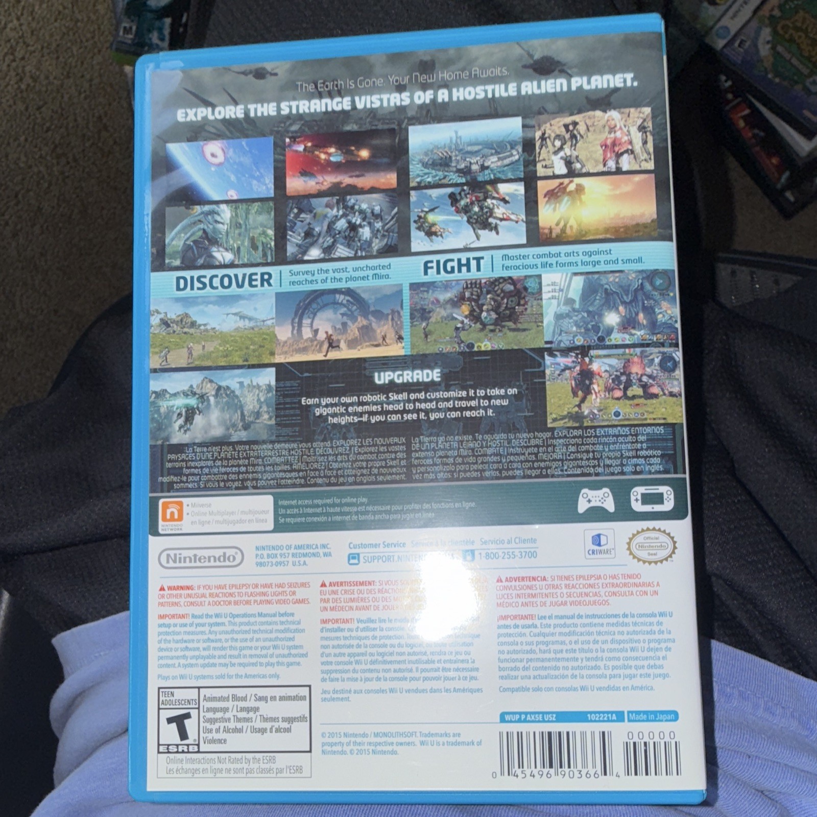 Xenoblade Chronicles X Nintendo Wii U CIB
