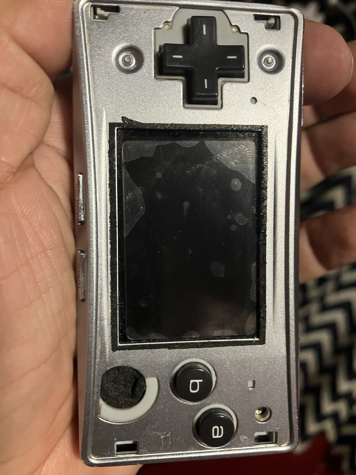 Nintendo Game Boy Micro Black/Silver Handheld Console