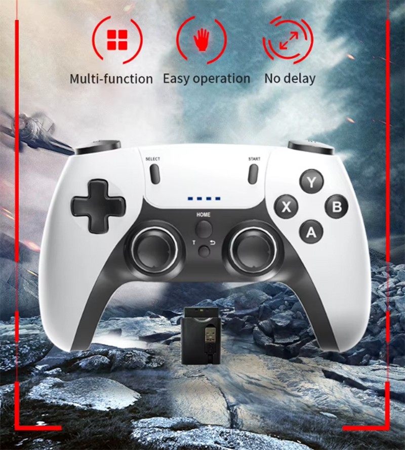 Wireless 2.4G Video Game Gamepad Controller for Smart Phone TV PC PS2 PS3 PS4