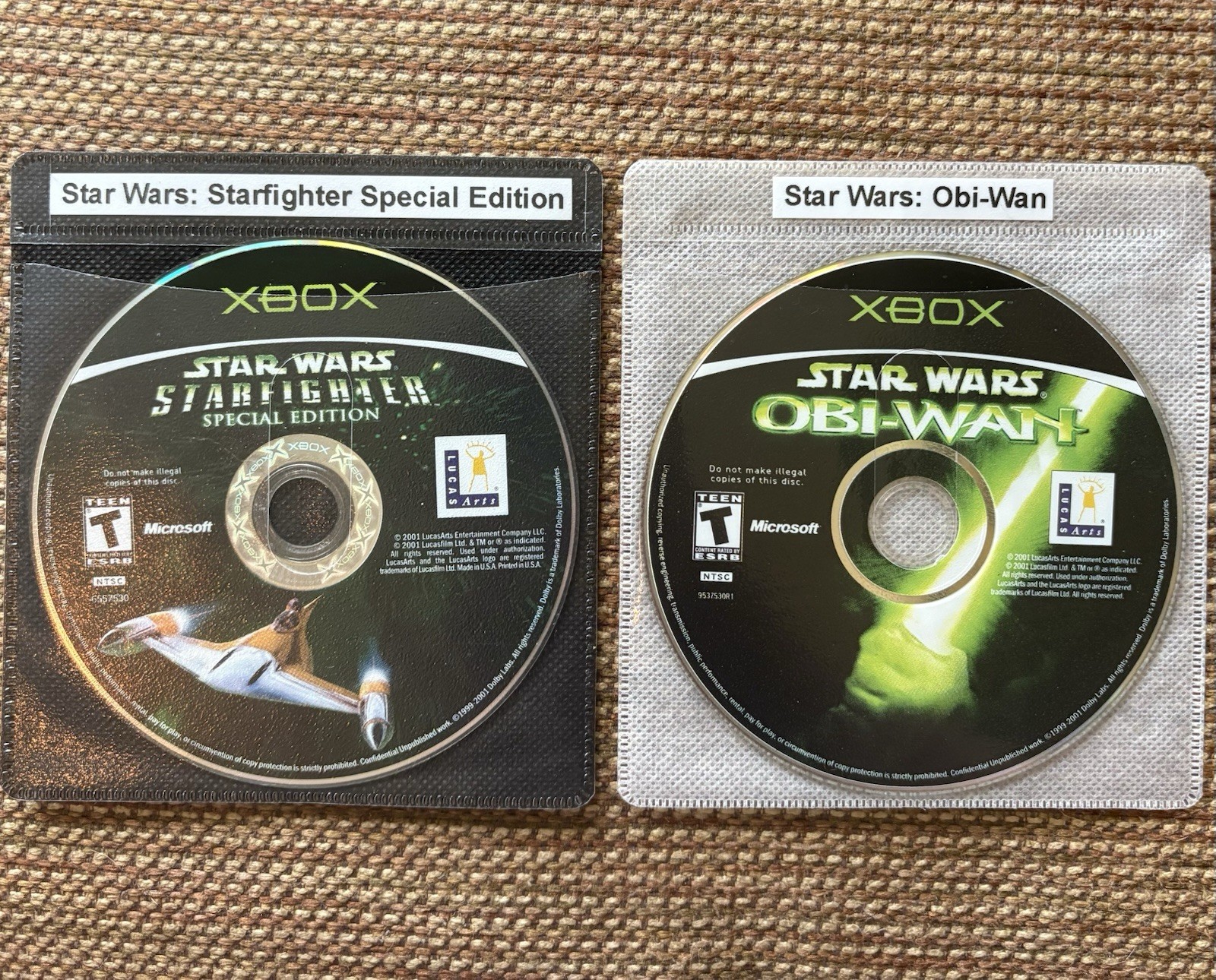 XBOX STAR WARS BUNDLE (Starfighter Special Edition, OBI-WAN)
