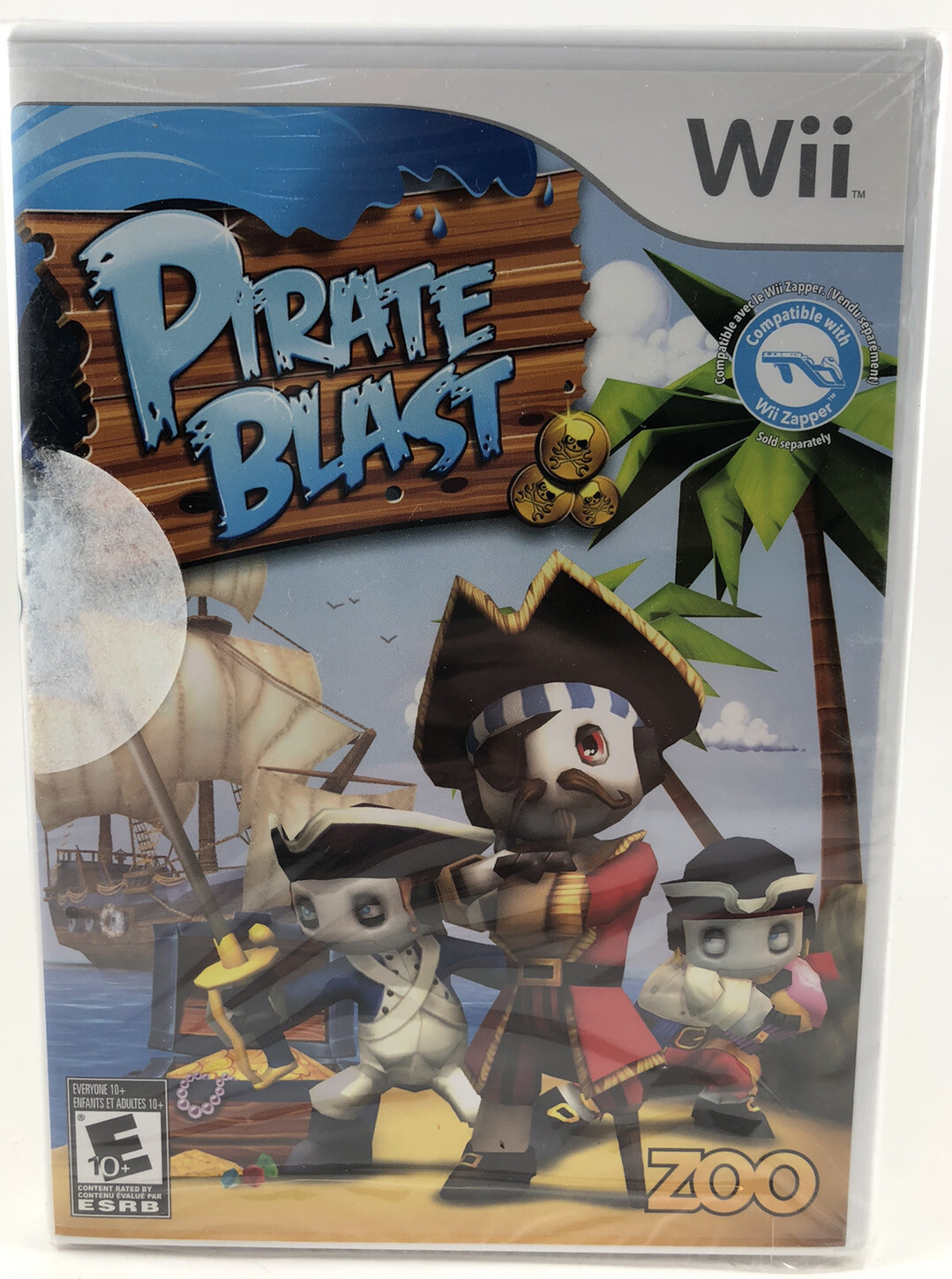 Pirate Blast (Nintendo Wii) Brand New Sealed Shooter Adventure Game Rare