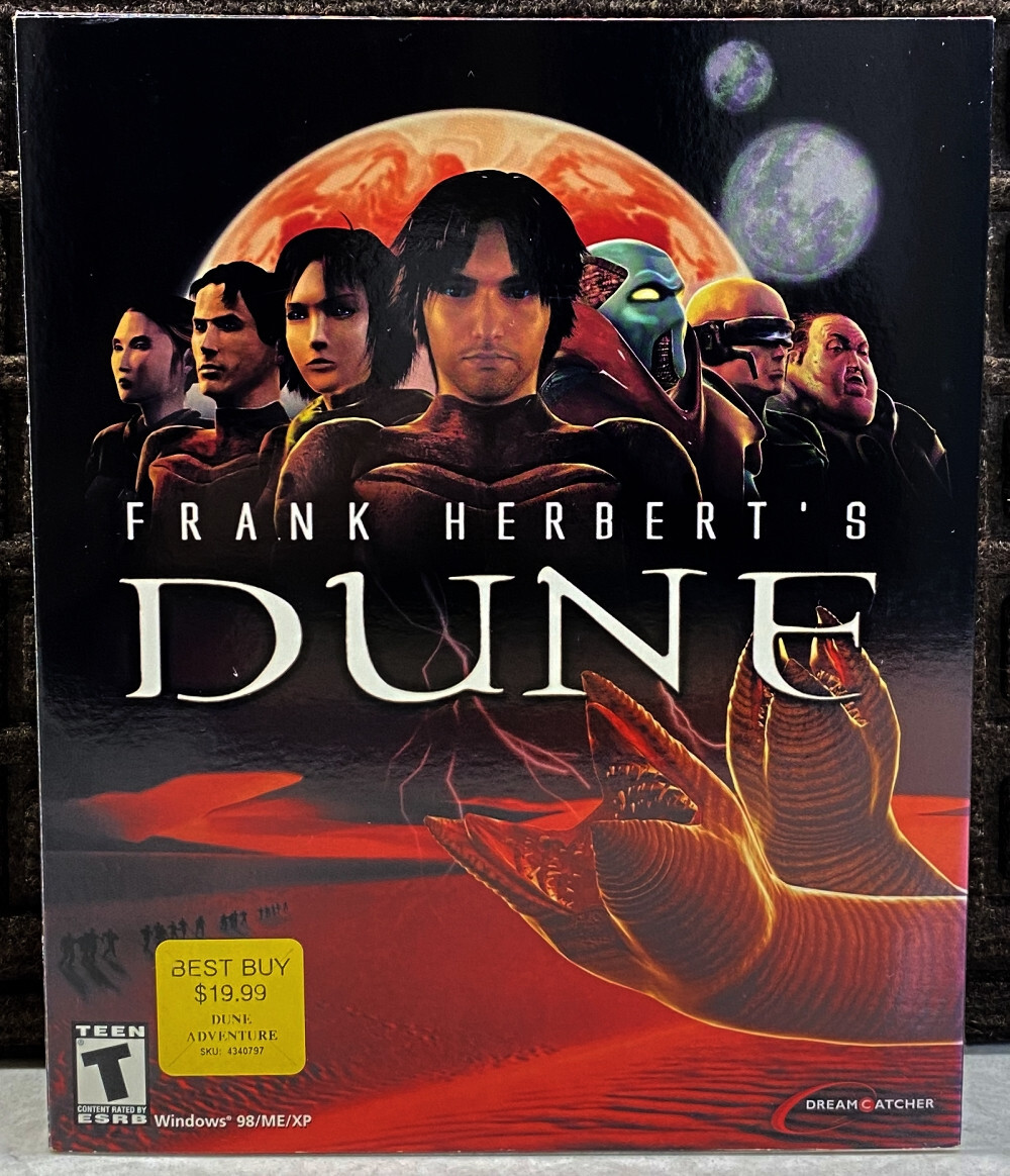 Frank Herbert’s Dune PC Big Box 2001 Cryo Vintage Computer Game NEW SEALED MINT!